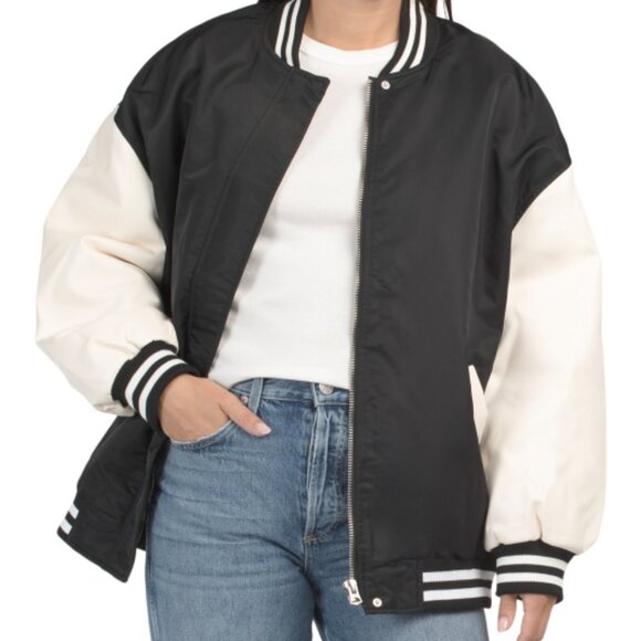HUDSON Oversized Varsity Jacket - Picture 3 of 3